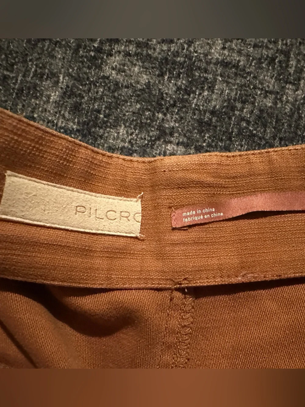 Pilcro Women's Pants in Rust Brown - Picture 6 of 8